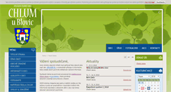 Desktop Screenshot of obec-chlum.cz