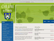 Tablet Screenshot of obec-chlum.cz